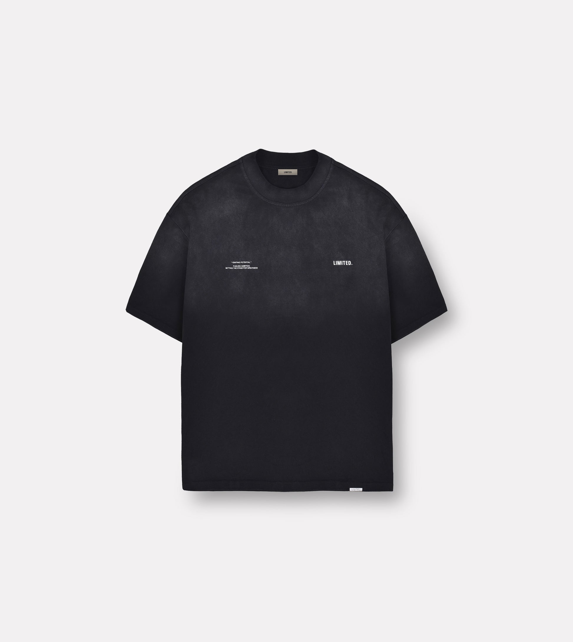 LIMITED. Ascent Graphic T-Shirt - Stained Black