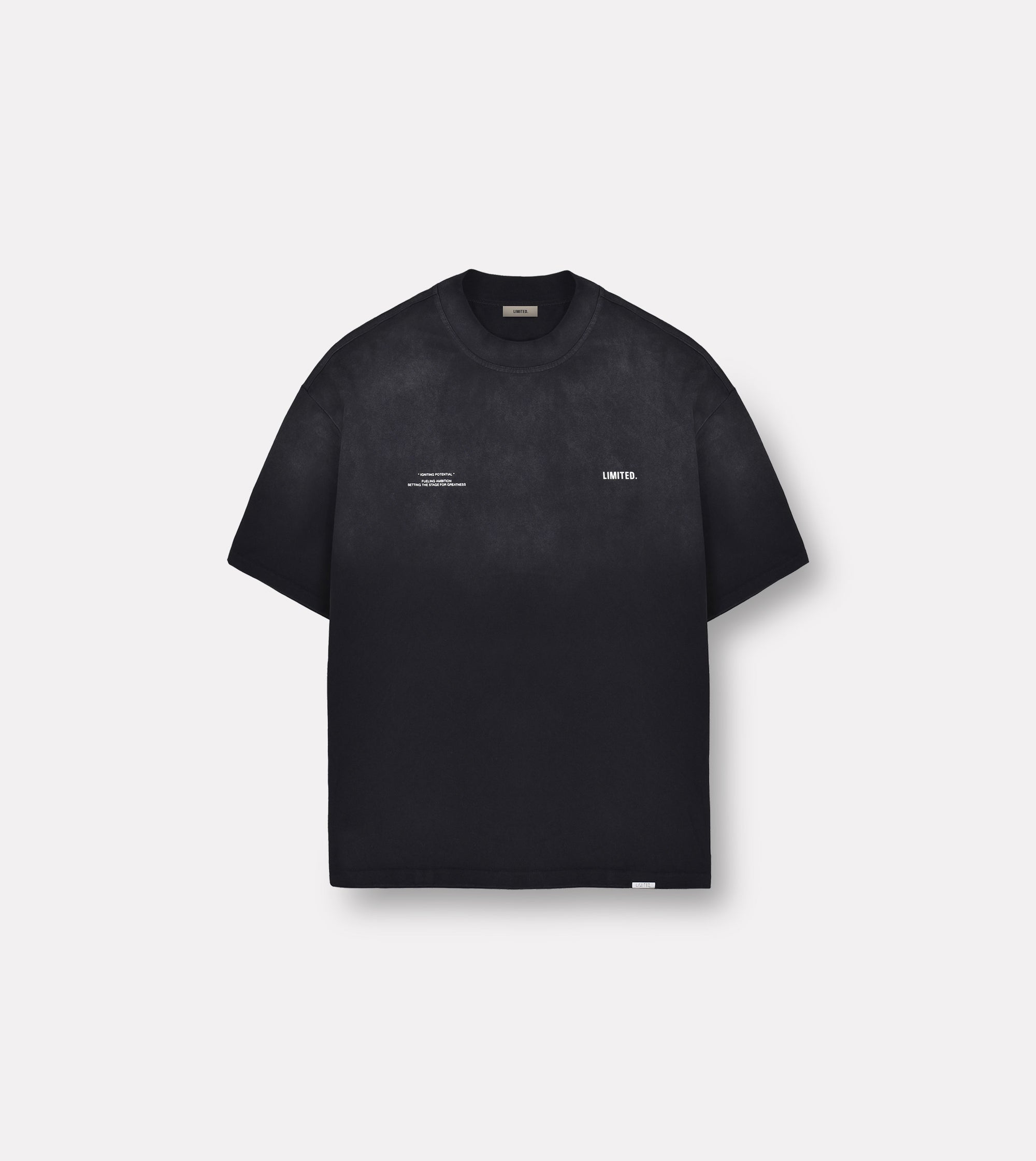 LIMITED. Ascent Graphic T-Shirt - Stained Black