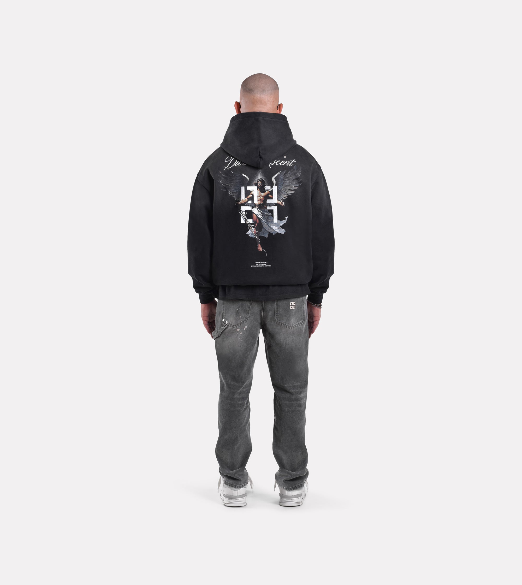 LIMITED. Ascent Graphic Hoodie - Stained Black