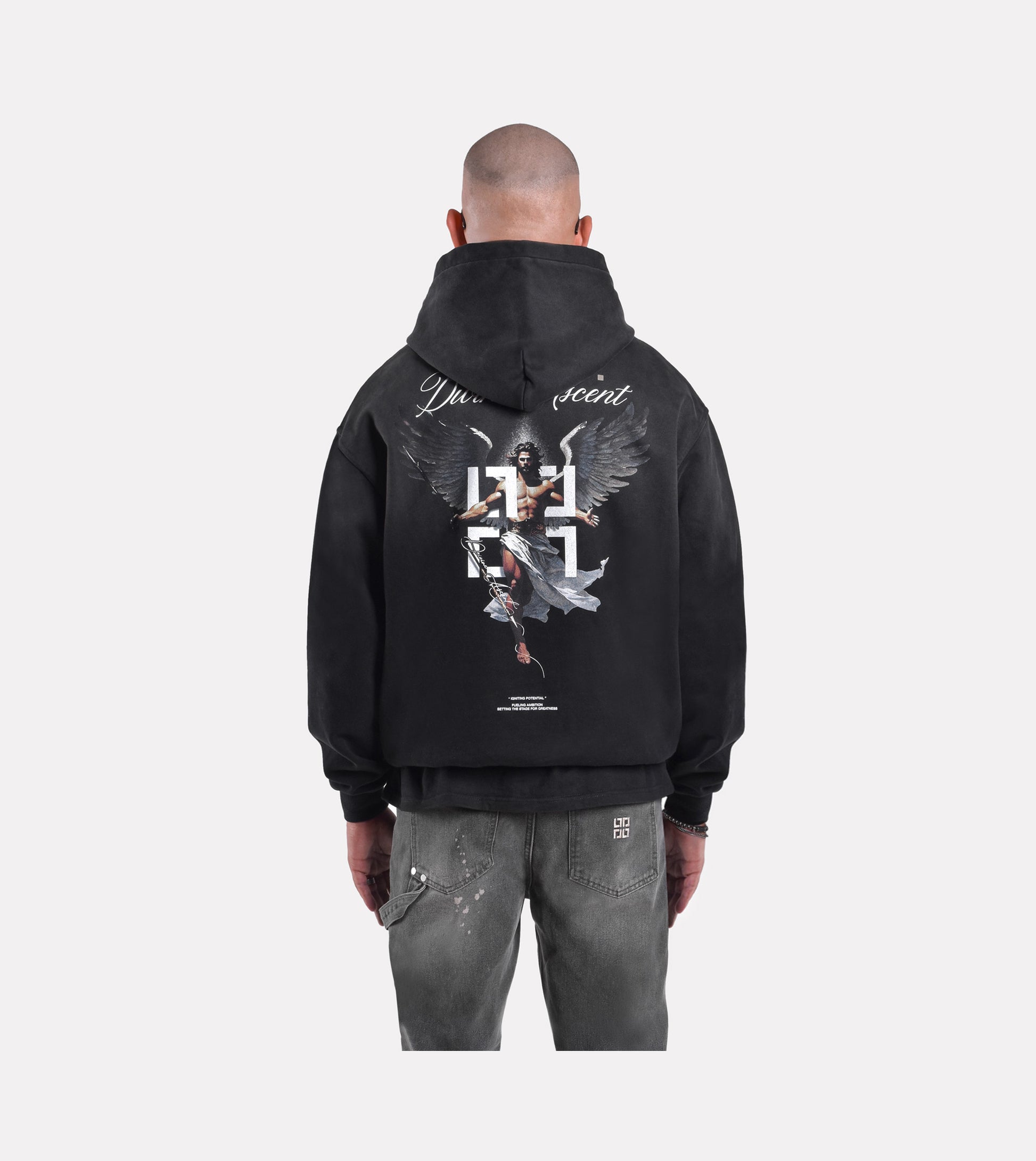 LIMITED. Ascent Graphic Hoodie - Stained Black