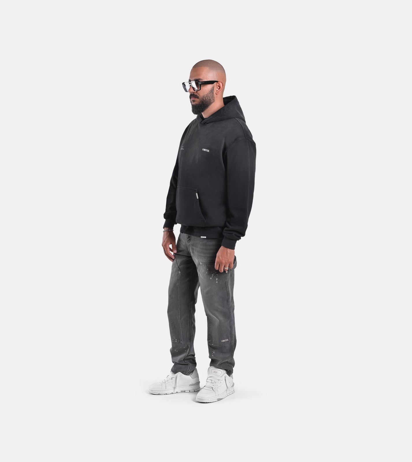 LIMITED. Ascent Graphic Hoodie - Stained Black