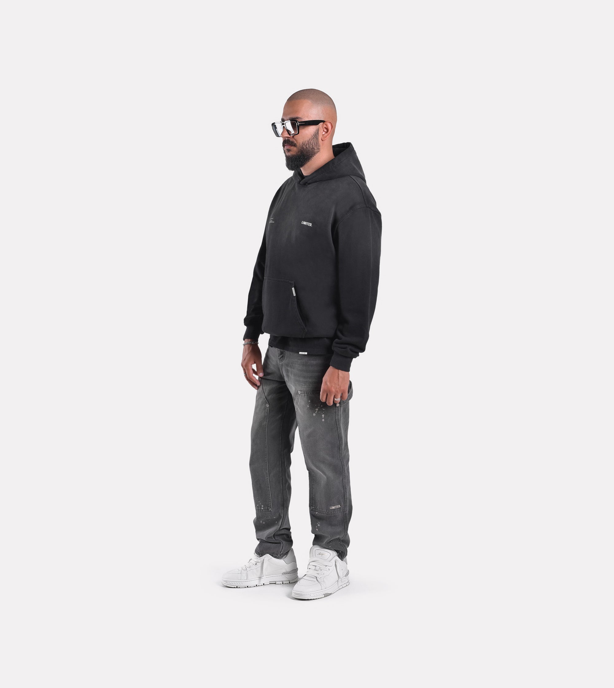 LIMITED. Ascent Graphic Hoodie - Stained Black
