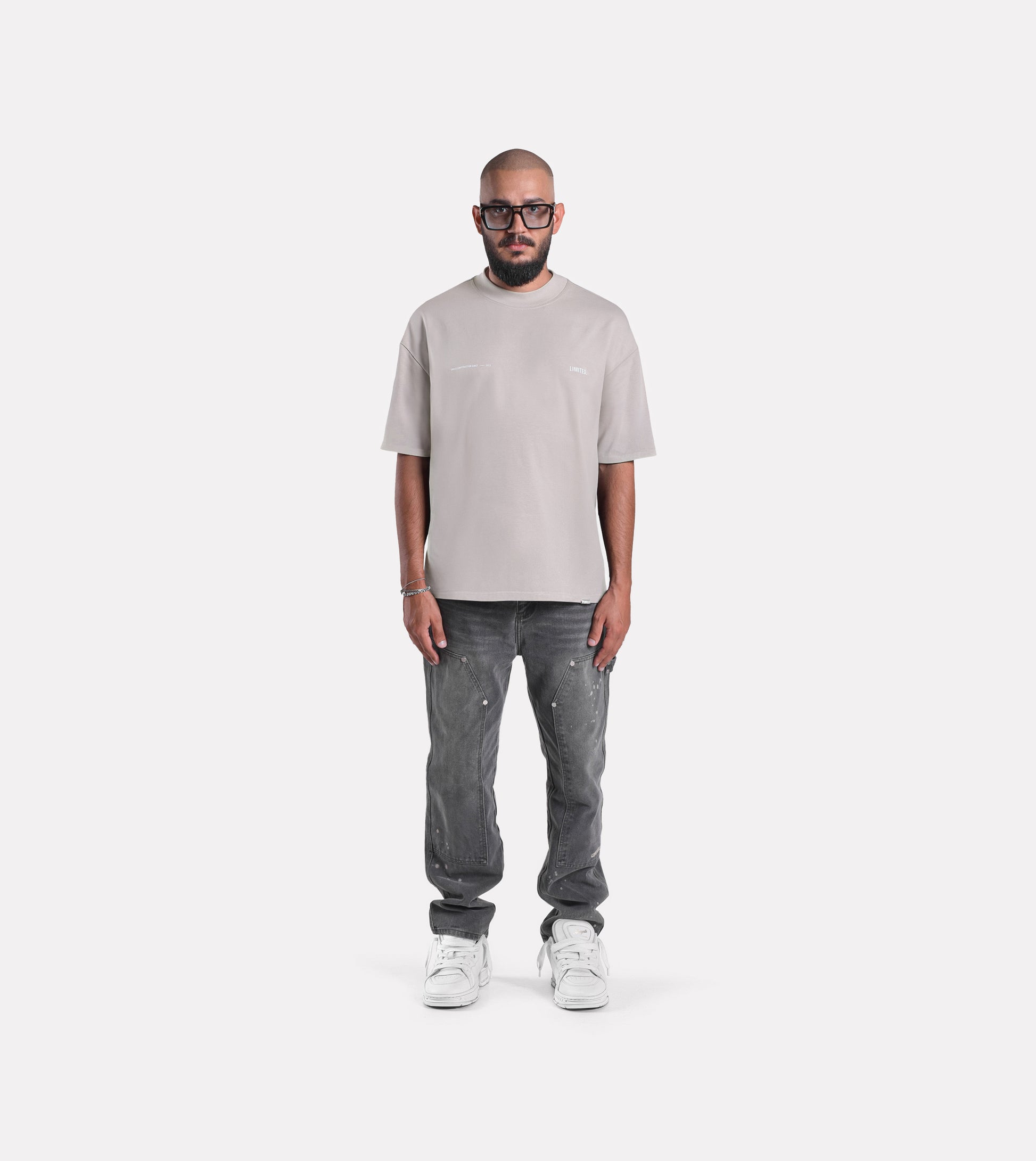 LIMITED. Under Construction T-Shirt - Sand Colour