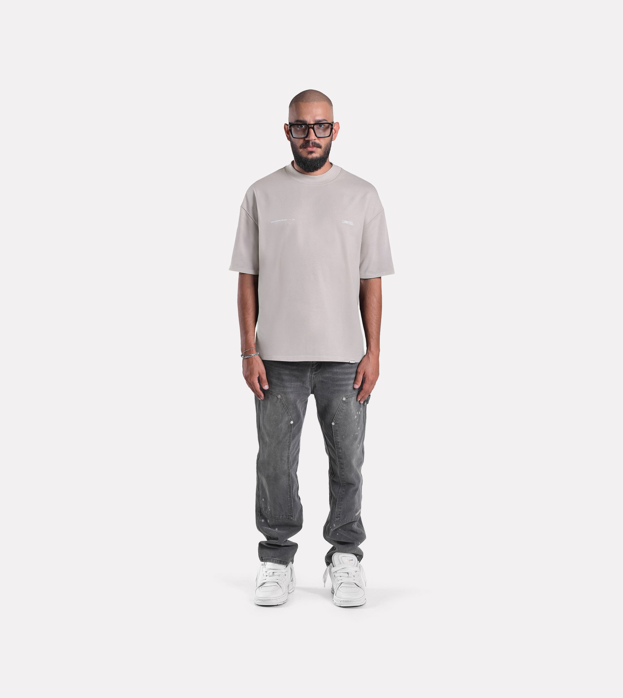 LIMITED. Under Construction T-Shirt - Sand Colour